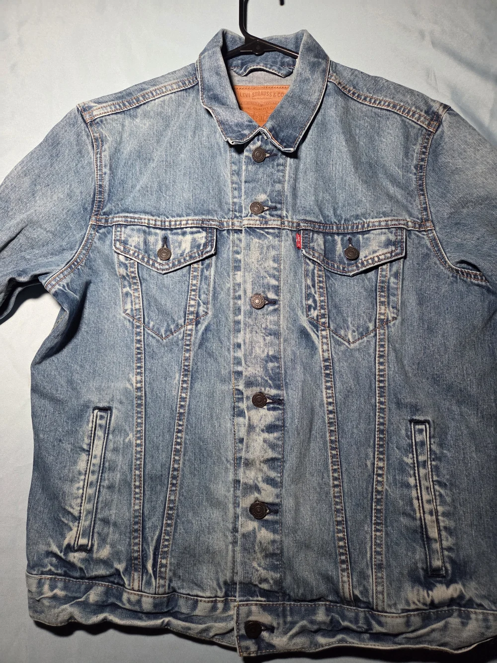 Levi's Light Blue Denim Trucker Jacket - Picture 2 of 10